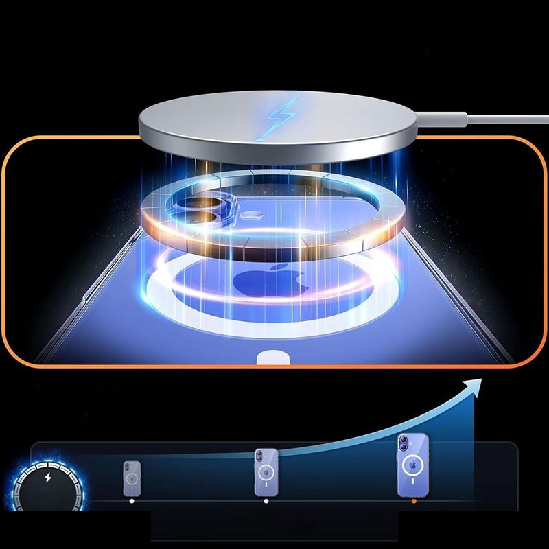 کاور مسیر مدل Clear Magnetic Magsafe مناسب برای گوشی موبایل اپل Iphone 16 کاور مسیر مدل Clear Magnetic Magsafe مناسب برای گوشی موبایل اپل Iphone 16