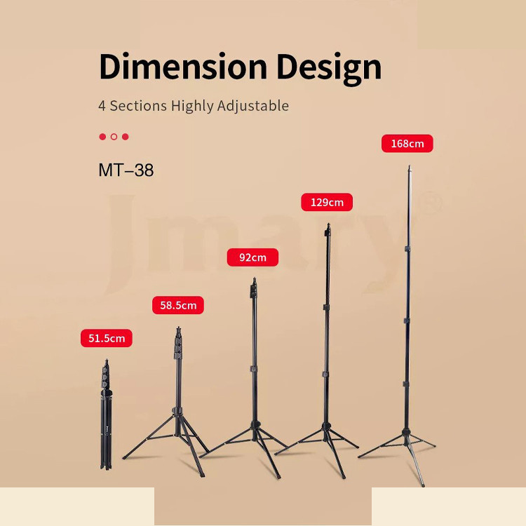 سه پایه دوربین جی ماری مدل MT-38