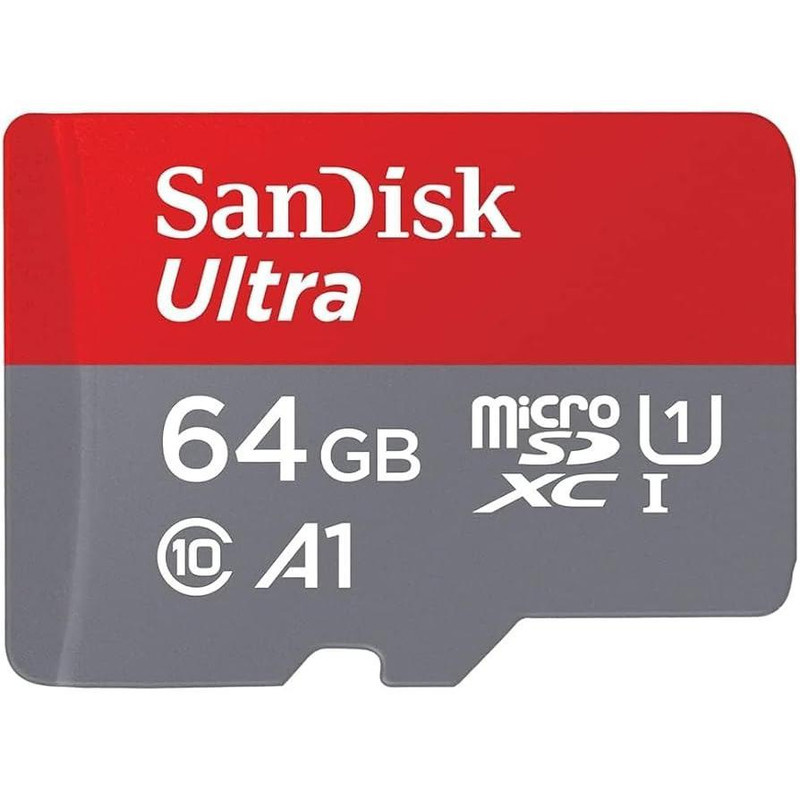 کارت حافظه microSDXC سن دیسک مدل Ultra A1 کلاس 10 استاندارد UHS-I سرعت 100MBps ظرفیت 64 گیگابایت کارت حافظه microSDXC سن دیسک مدل Ultra A1 کلاس 10 استاندارد UHS-I سرعت 100MBps ظرفیت 64 گیگابایت