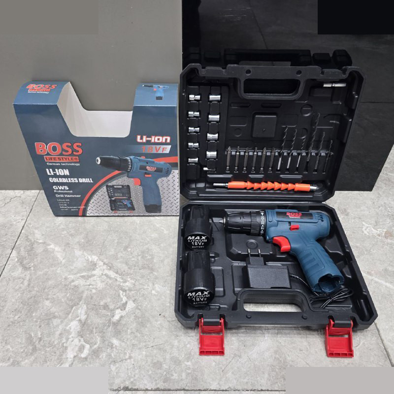 مجموعه 29 عددی دریل 10 میلیمتری 18 ولت باس مدل DualBattery-18VOLT