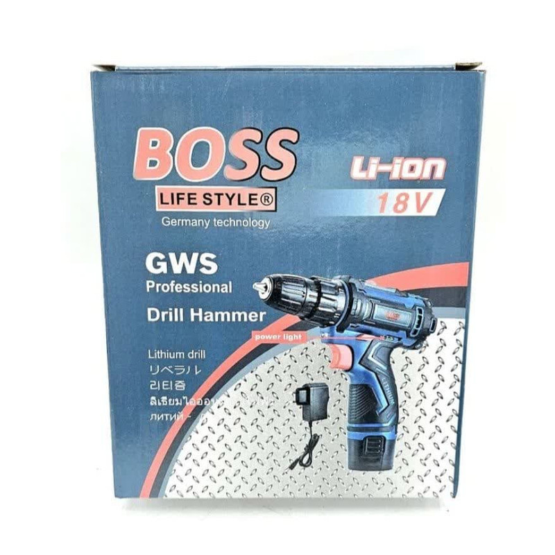 دریل پیچ گوشتی شارژی باس مدل 18V-liion دریل پیچ گوشتی شارژی باس مدل 18V-liion