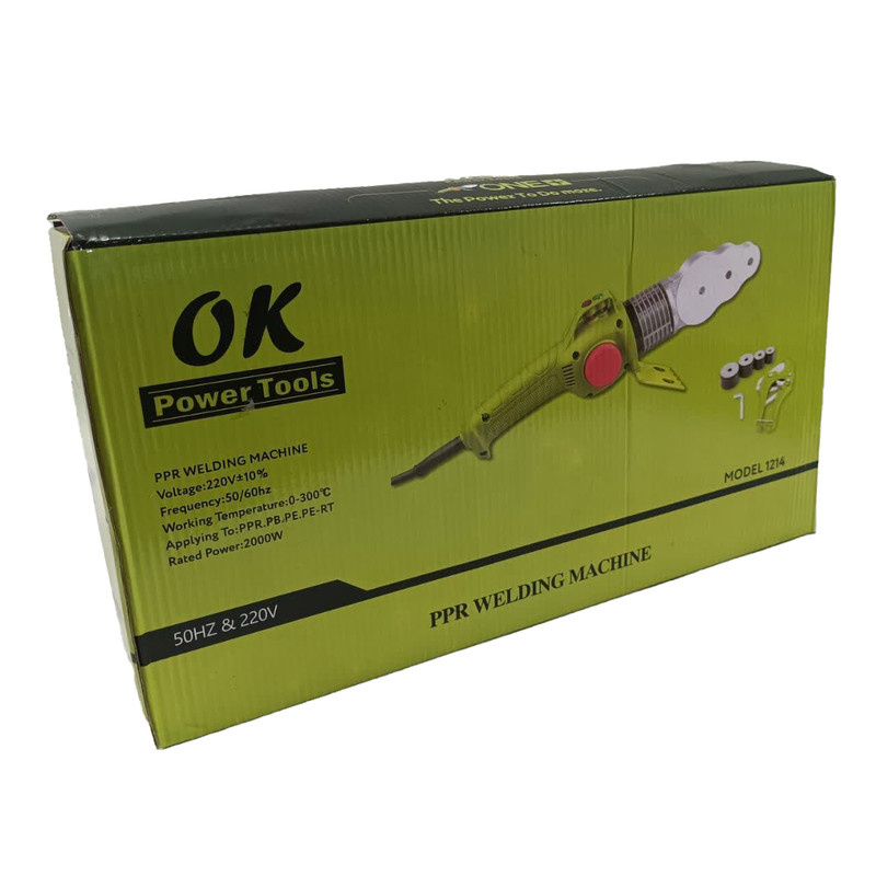 دستگاه جوش لوله پلیمری اوکی مدل 1214 دستگاه جوش لوله پلیمری اوکی مدل 1214