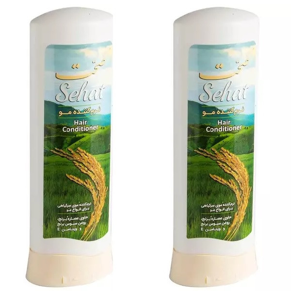 نرم کننده مو صحت مدل Vitamin E حجم 300 میلی لیتر مجموعه 2 عددی نرم کننده مو صحت مدل Vitamin E حجم 300 میلی لیتر مجموعه 2 عددی