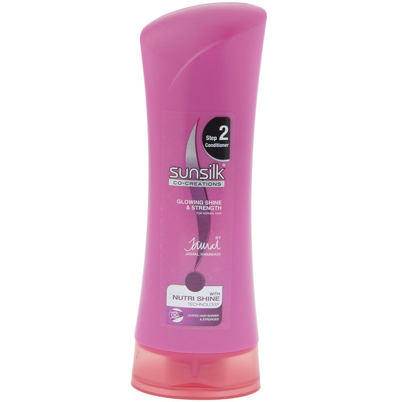 نرم کننده سان سیلک مدل Glowing Shine And Strength حجم 200 میلی لیتر نرم کننده سان سیلک مدل Glowing Shine And Strength حجم 200 میلی لیتر