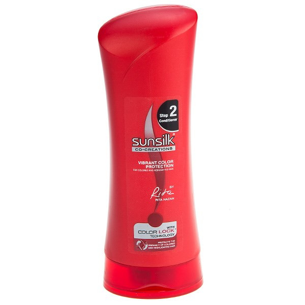 نرم کننده موی رنگ شده سان سیلک مدل Vibrate Color Protection Step 2 200ml نرم کننده موی رنگ شده سان سیلک مدل Vibrate Color Protection Step 2 200ml