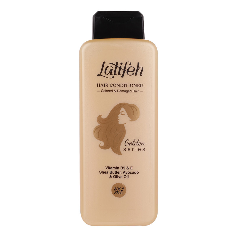 نرمکننده مو لطیفه مدل Golden Series حجم 800 میلیلیتر نرمکننده مو لطیفه مدل Golden Series حجم 800 میلیلیتر