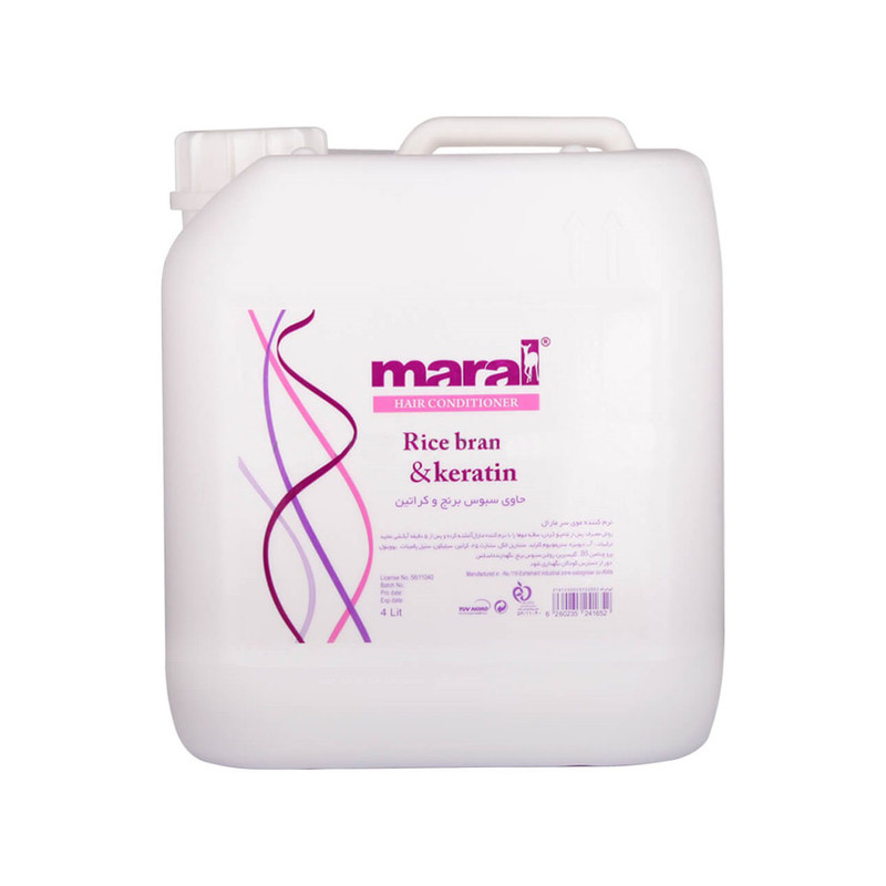 نرم کننده مو مارال مدل Rice bran & keratin حجم 4000 میلی لیتر نرم کننده مو مارال مدل Rice bran & keratin حجم 4000 میلی لیتر