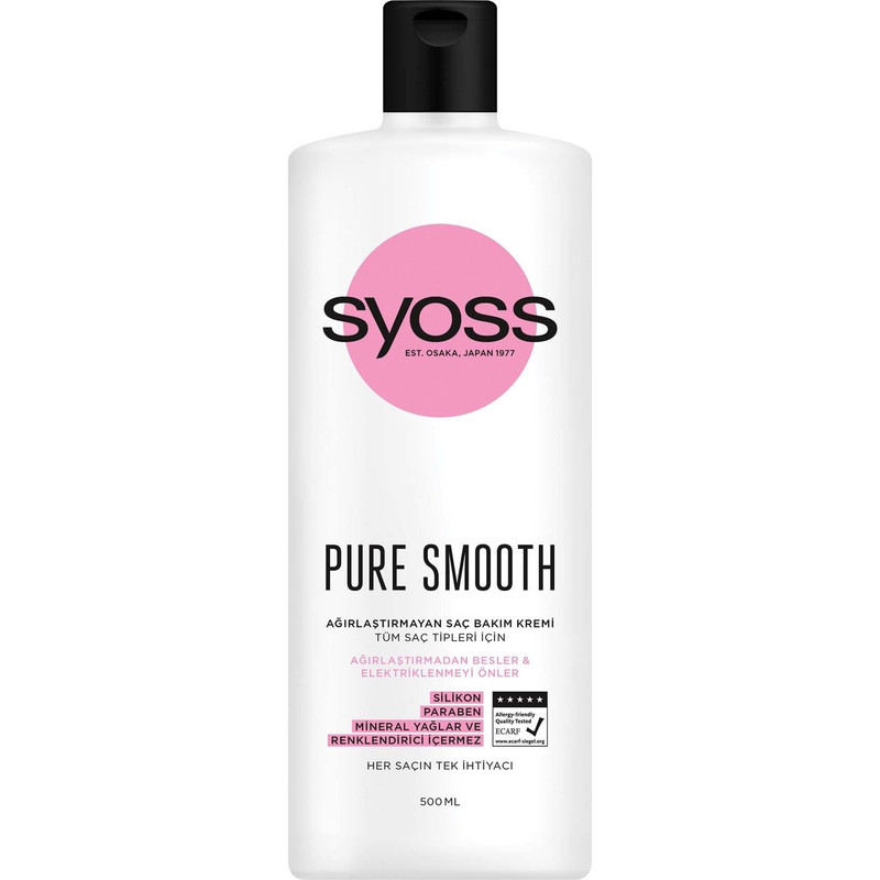 نرم کننده مو سایوس مدل Pure Smooth حجم 500 میلی لیتر نرم کننده مو سایوس مدل Pure Smooth حجم 500 میلی لیتر