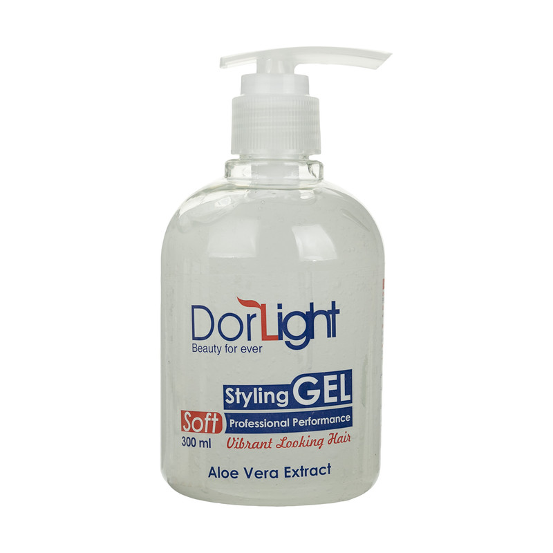 ژل مو سر دور لایت مدل Soft مقدار 300 گرم ژل مو سر دور لایت مدل Soft مقدار 300 گرم
