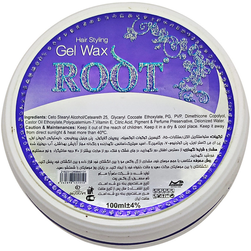 ژل واکس مو روت مدل R100 حجم 100 میلی لیتر ژل واکس مو روت مدل R100 حجم 100 میلی لیتر