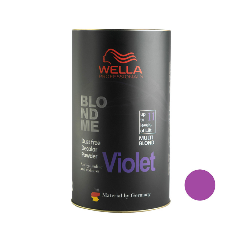 پودر دکلره ولا مدل بلوندمی وزن 600 گرم رنگ بنفش پودر دکلره ولا مدل بلوندمی وزن 600 گرم رنگ بنفش