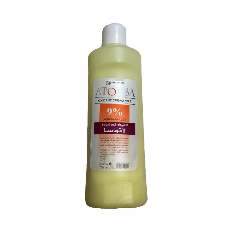 اکسیدان کرمی 750ml آتوسا مدل 9 درصد شماره 2 اکسیدان کرمی 750ml آتوسا مدل 9 درصد شماره 2