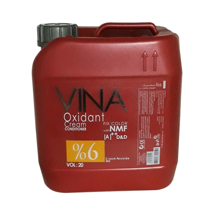 کرم اکسیدان وینا مدل vol20 شش درصدی حجم 4000 میلی لیتر کرم اکسیدان وینا مدل vol20 شش درصدی حجم 4000 میلی لیتر