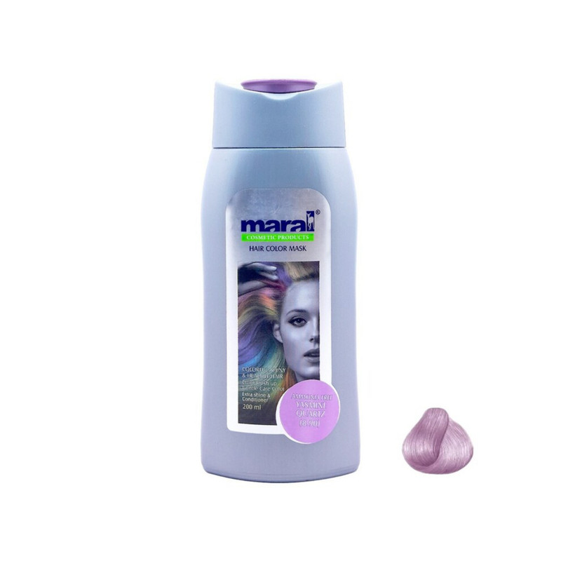 شامپو رنگساژ مارال مدل Ammonia Free حجم 200 میلی لیتر رنگ یاسی کوارتز شامپو رنگساژ مارال مدل Ammonia Free حجم 200 میلی لیتر رنگ یاسی کوارتز