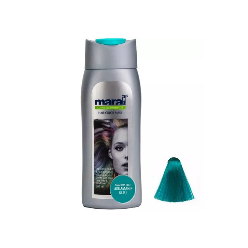 شامپو رنگساژ مارال مدل Ammonia Free حجم 200 میلی لیتر رنگ آکوامارین شامپو رنگساژ مارال مدل Ammonia Free حجم 200 میلی لیتر رنگ آکوامارین