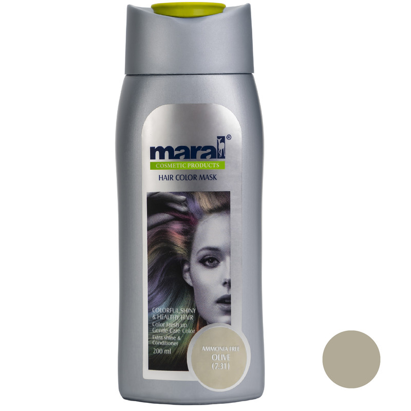 شامپو رنگساژ مارال شماره 7.31 حجم 200 میلی لیتر رنگ الیو شامپو رنگساژ مارال شماره 7.31 حجم 200 میلی لیتر رنگ الیو