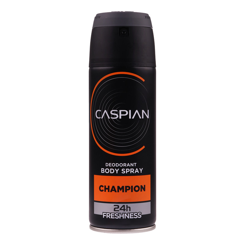 اسپری دئودورانت بدن مردانه کاسپین مدل CHAMPION حجم 150 میلی لیتر اسپری دئودورانت بدن مردانه کاسپین مدل CHAMPION حجم 150 میلی لیتر