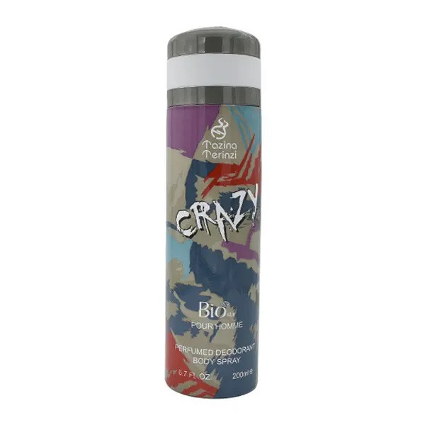 اسپری ضد تعریق مردانه بیو استار مدل CRAZY حجم 200 میلی لیتر اسپری ضد تعریق مردانه بیو استار مدل CRAZY حجم 200 میلی لیتر