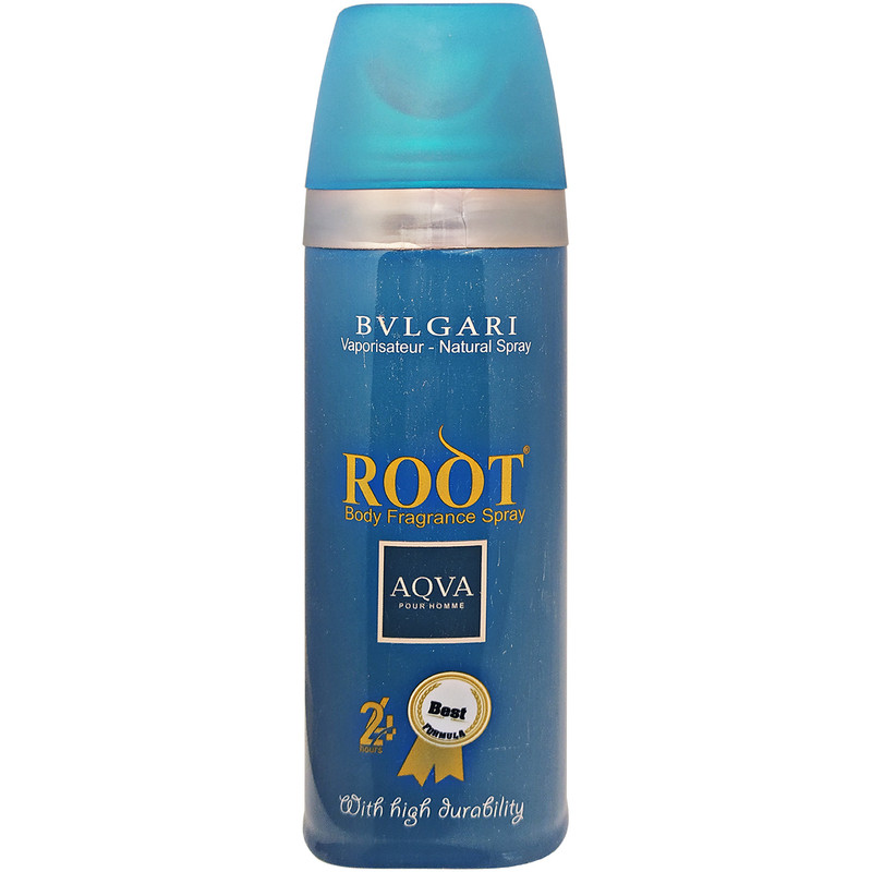 اسپری خوشبو کننده بدن مردانه روت مدل Bvlgari Aqva حجم 200 میلی لیتر اسپری خوشبو کننده بدن مردانه روت مدل Bvlgari Aqva حجم 200 میلی لیتر