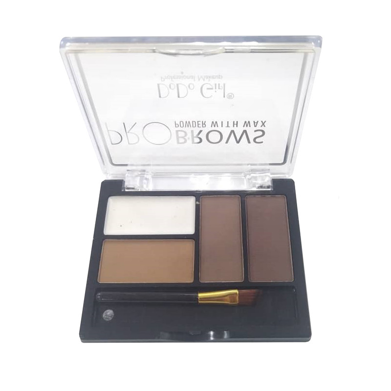 پالت سایه ابرو دودو گرل مدل pro4 شماره 01 پالت سایه ابرو دودو گرل مدل pro4 شماره 01