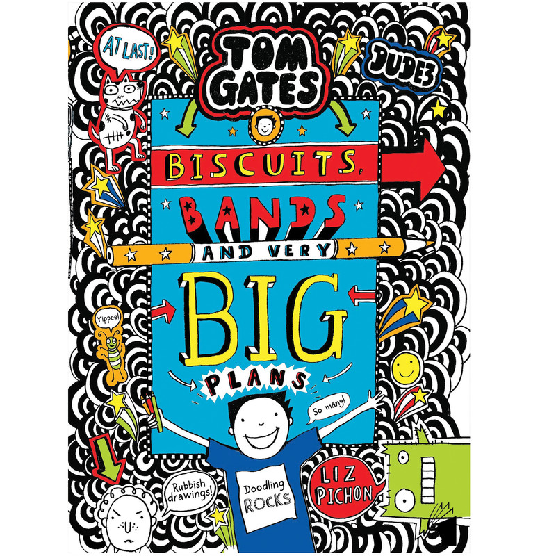 کتاب Tom Gates Biscuits Bands and Very Big Plans اثر Liz Pichon انتشارات معیار علم کتاب Tom Gates Biscuits Bands and Very Big Plans اثر Liz Pichon انتشارات معیار علم