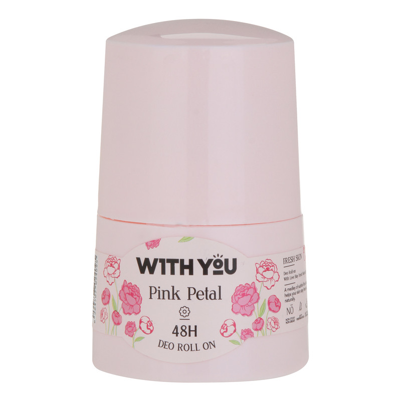 رول ضد تعریق زنانه ویت یو مدل PINK PETAL حجم 50 میلی لیتر رول ضد تعریق زنانه ویت یو مدل PINK PETAL حجم 50 میلی لیتر