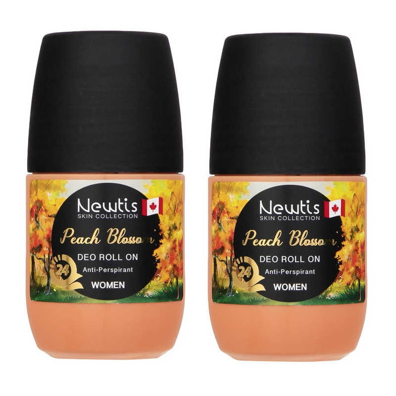 رول ضد تعریق زنانه نیوتیس مدل Peach Blossom حجم 50 میلی لیتر مجموعه 2 عددی رول ضد تعریق زنانه نیوتیس مدل Peach Blossom حجم 50 میلی لیتر مجموعه 2 عددی