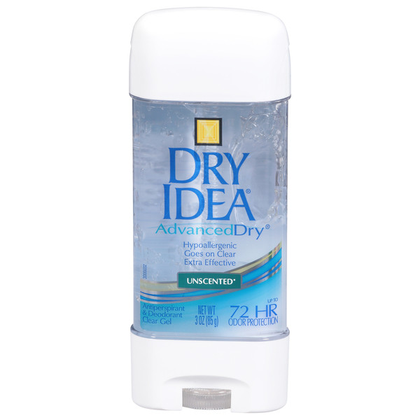ژل شفاف ضد تعریق درای آیدیا مدل UNSCENTED وزن 85 گرم ژل شفاف ضد تعریق درای آیدیا مدل UNSCENTED وزن 85 گرم