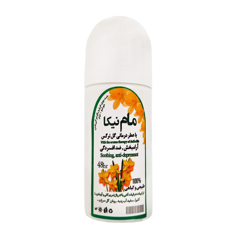 رول ضد تعریق نیکا مدل گل نرگس حجم 50 میلی لیتر رول ضد تعریق نیکا مدل گل نرگس حجم 50 میلی لیتر