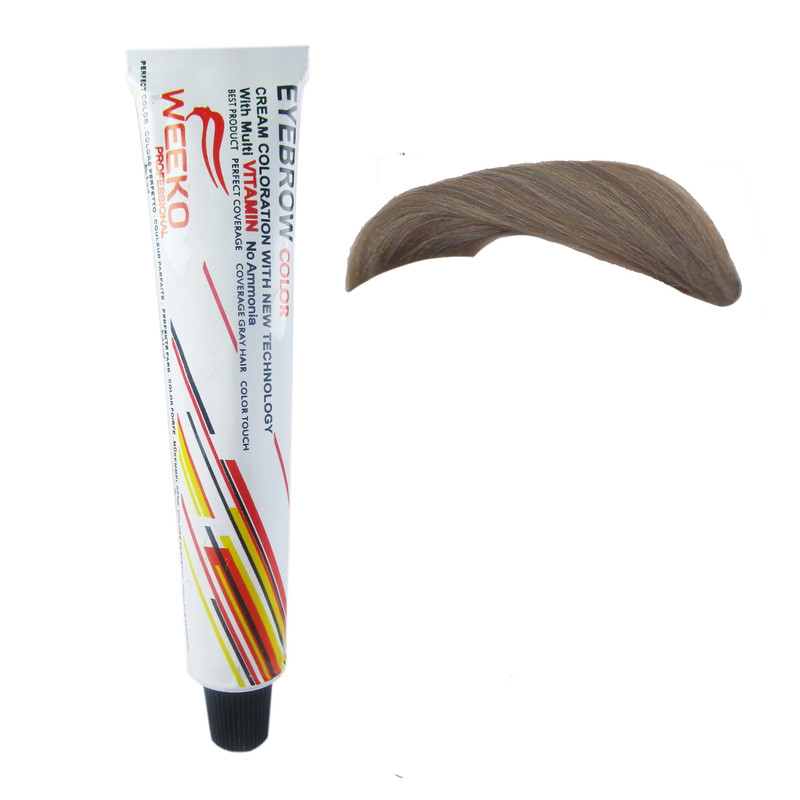 رنگ ابرو ویکو سری Light smoky blonde شماره Wa7 رنگ ابرو ویکو سری Light smoky blonde شماره Wa7