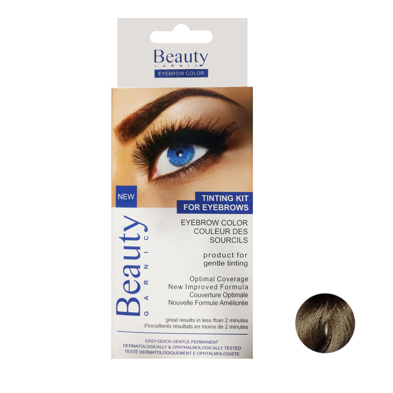 کیت رنگ ابرو بیوتی شماره bm6 حجم 20 میلی لیتر رنگ بلوند زیتونی متوسط کیت رنگ ابرو بیوتی شماره bm6 حجم 20 میلی لیتر رنگ بلوند زیتونی متوسط