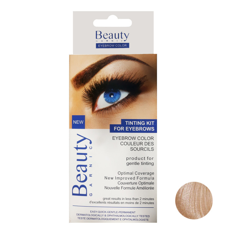 کیت رنگ ابرو بیوتی شماره bsa8 حجم 20 میلی لیتر رنگ شنی خیلی روشن کیت رنگ ابرو بیوتی شماره bsa8 حجم 20 میلی لیتر رنگ شنی خیلی روشن