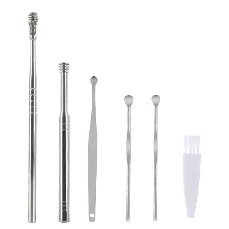 ابزار پاکسازی گوش کیو وای اچ مدل ear-980 مجموعه 6 عددی ابزار پاکسازی گوش کیو وای اچ مدل ear-980 مجموعه 6 عددی