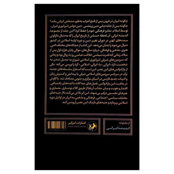 کتاب ایران در اوایل دوره اسلامی اثر ادموند هرزیگ و سارا استوارت ترجمه خسرو خواجه نوری نشر امیرکبیر