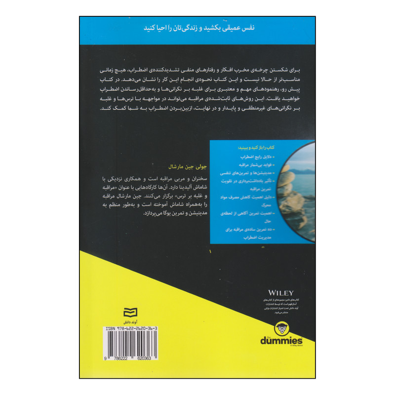 کتاب مدیریت اضطراب با مراقبه اثر جولی جین مارشال انتشارات اوند دانش کتاب مدیریت اضطراب با مراقبه اثر جولی جین مارشال انتشارات اوند دانش