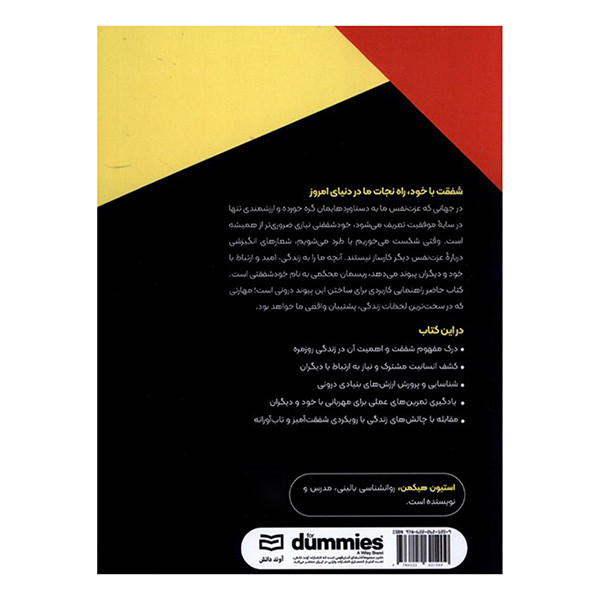 کتاب شفقت با خود اثر استیون هیکمن ترجمه شیدا سرمدی انتشارات اونددانش