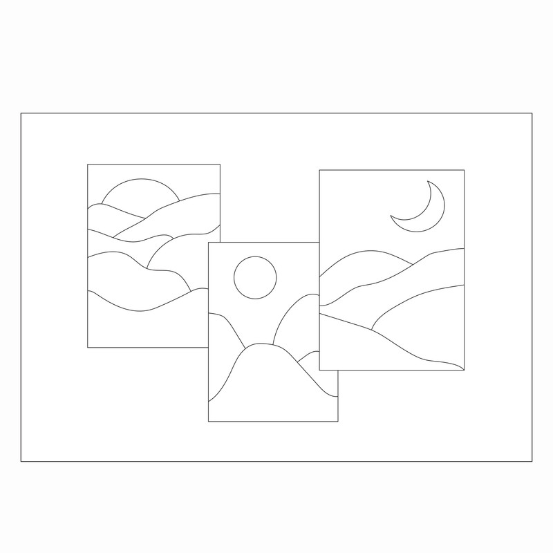 کتاب رنگ امیزی مینیمال انتشارات اوند دانش مدل 001 کتاب رنگ امیزی مینیمال انتشارات اوند دانش مدل 001