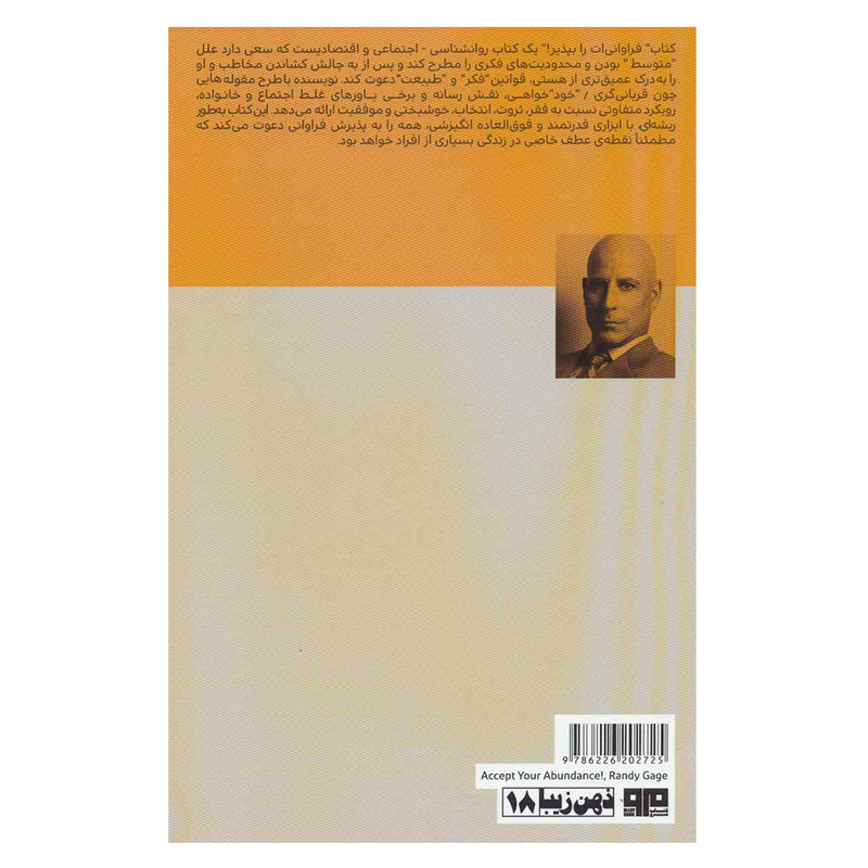 کتاب فراوانی ات را بپذیر اثر رندی گیج نشر مرو