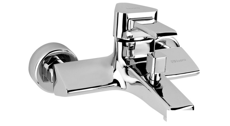 شیر حمام کسری مدل مهتاب کروم شیر حمام کسری مدل مهتاب کروم