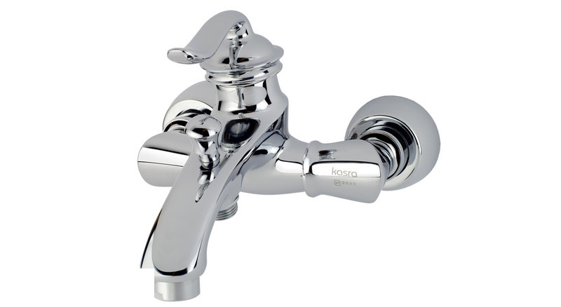 شیر حمام کسری مدل دانوب کروم