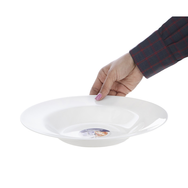 بشقاب لومینارک مدل پاستا خوری بشقاب لومینارک مدل پاستا خوری