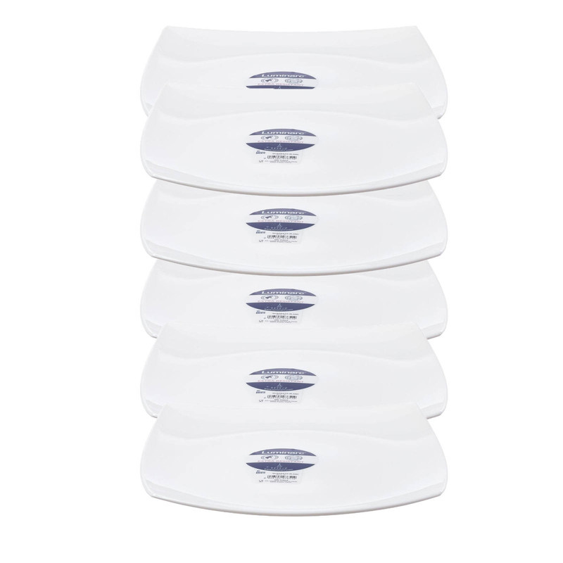 بشقاب غذاخوری لومینارک مدل کوادراتو بسته 6 عددی بشقاب غذاخوری لومینارک مدل کوادراتو بسته 6 عددی