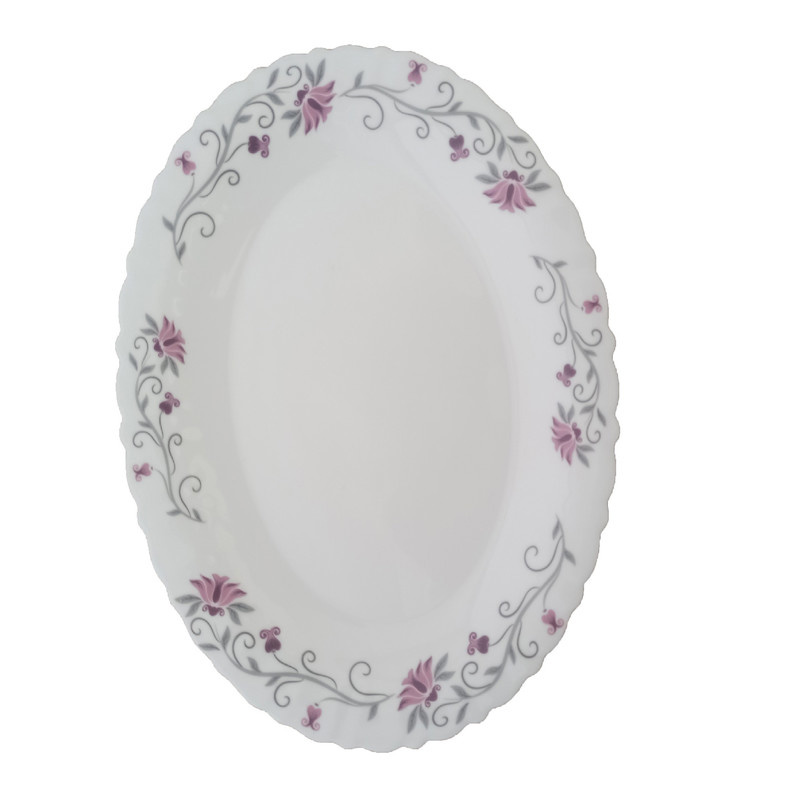 دیس بیضی پارس اپال مدل لیندا بسته 3 عددی