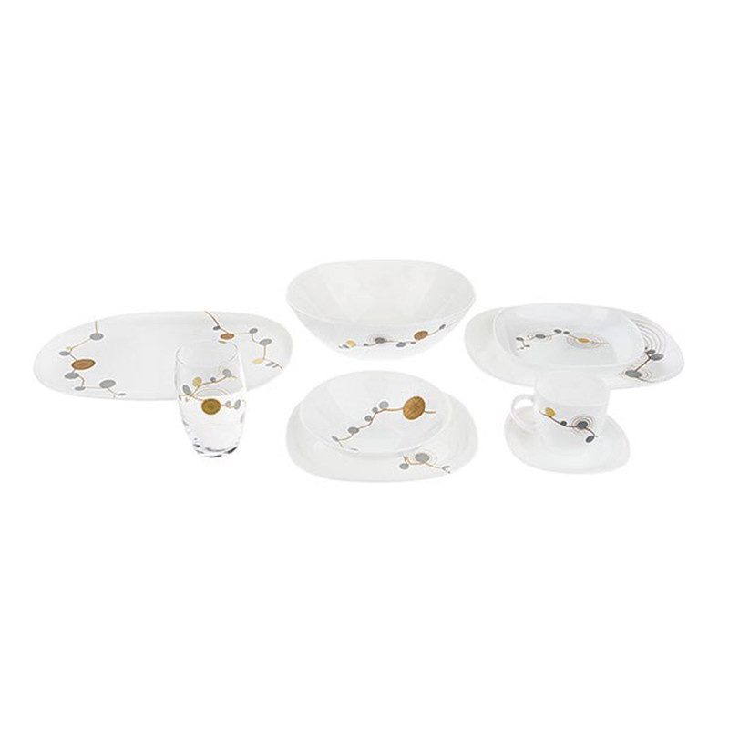سرویس 44 پارچه لومینارک طرح Sequins سرویس 44 پارچه لومینارک طرح Sequins