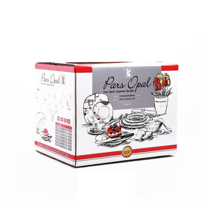 سرویس غذاخوری 28 پارچه پارس اپال کد 850P