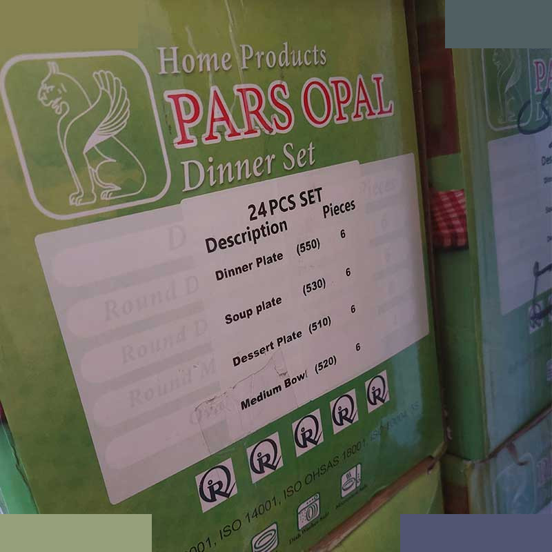 سرویس غذاخوری 24 پارچه پارس اپال مدل مانیسا کد 266