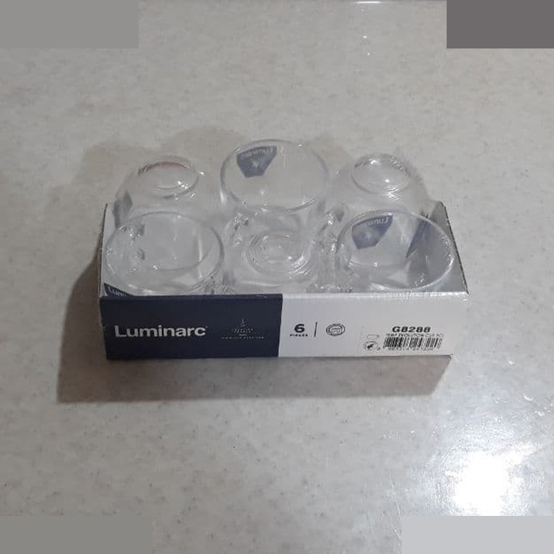فنجان لومینارک مدل G8288 مجموعه 6 عددی فنجان لومینارک مدل G8288 مجموعه 6 عددی