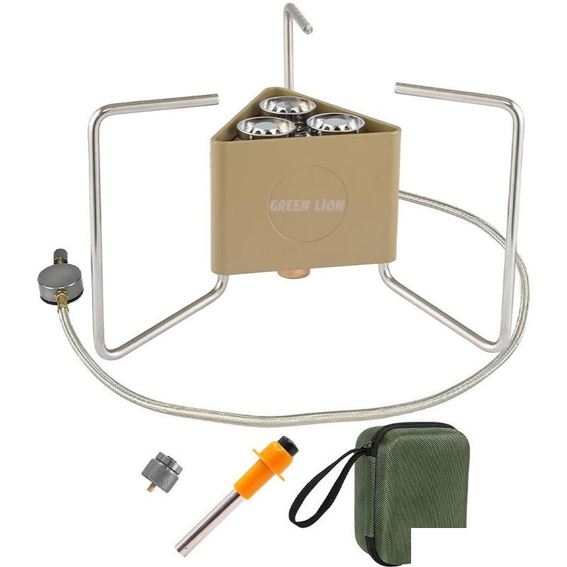 اجاق سفری گرین لاین مدل Foldable Camping 3 burner