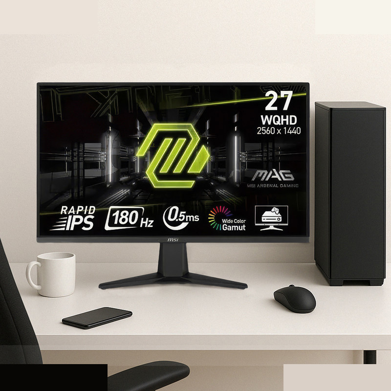 مانیتور گیمینگ 27 اینچ ام اس آی مدل MAG 275QF مانیتور گیمینگ 27 اینچ ام اس آی مدل MAG 275QF