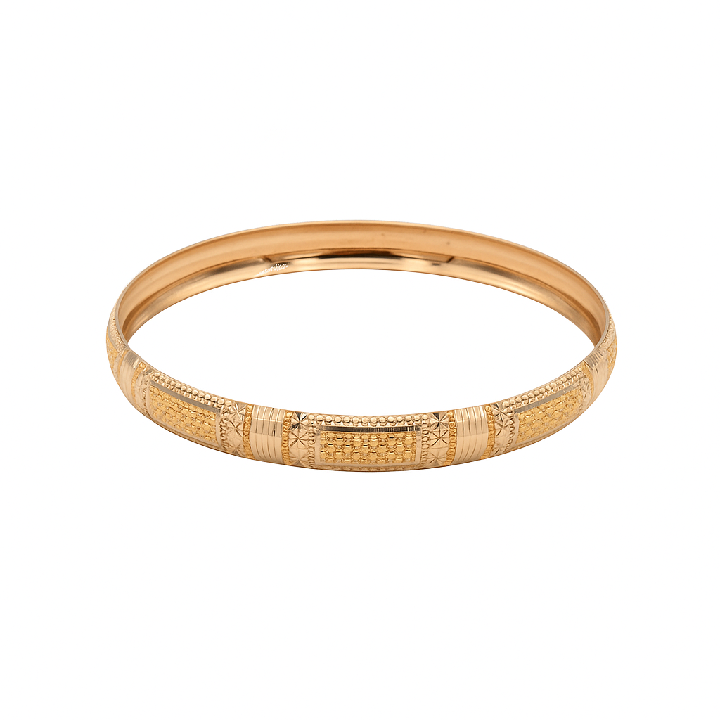 النگو طلا18 عیارگالری طلاعرفان مدل فلاور6060 سایز 1